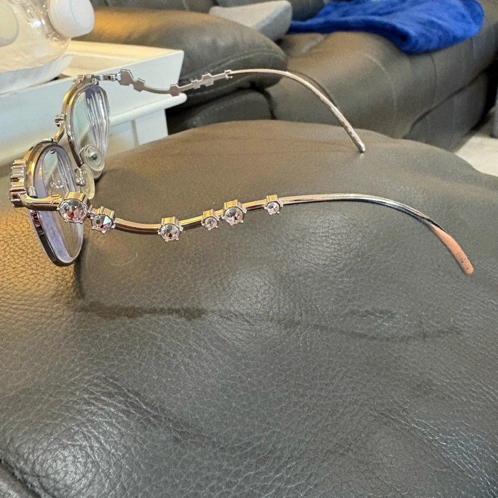 Swarovski Silver Crystal Embellished Glasses - Picture 4 of 5
